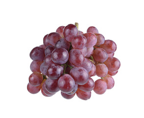 red grape isolated on white