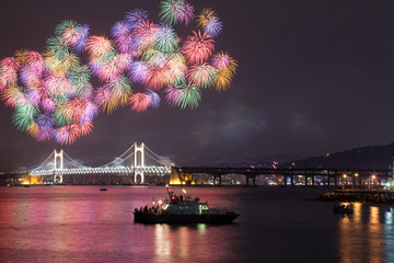International Fireworks Festival at Pusan, Korea