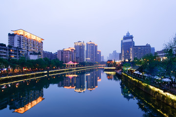 Fototapeta premium JiuYanQiao at chengdu,china