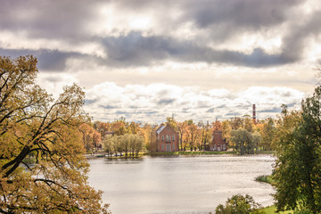 Obraz premium Fall at Saint Petersburg, Russia