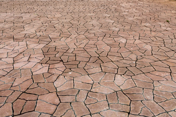Concrete floor pattern