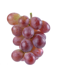 red grape isolated on white