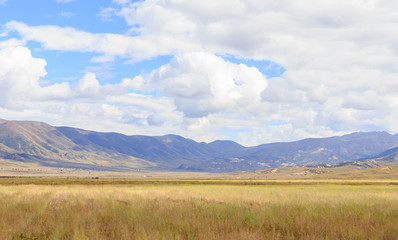 mountains with blue sky  at Daocheng Yading,sichuan,china