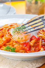 tomato and egg pasta