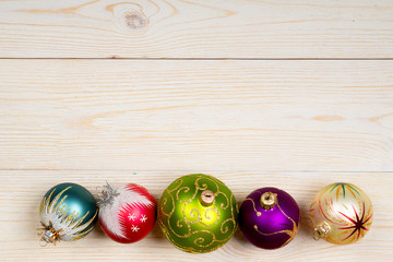 christmas balls background