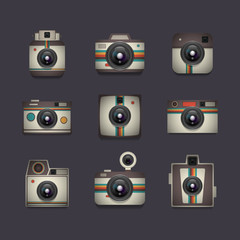 retro camera set