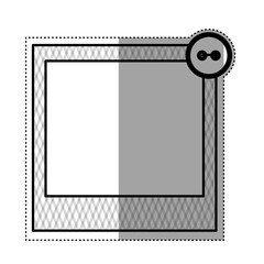 Cute frame decoration icon vector illustration graphic design