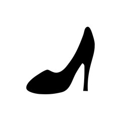 Heel woman fashion icon vector illustration graphic design