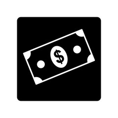 Billet money cash icon vector illustration graphic design