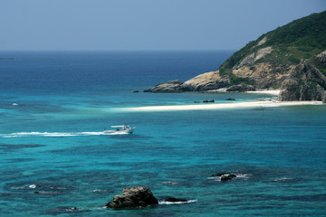 Fototapeta na wymiar Tropical Beach - Tokashiki Island, Okinawa, Japan