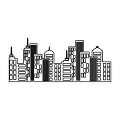 City urban view icon vector illustration graphic