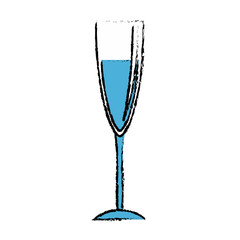 Wine glass cup icon vector illustration graphic design