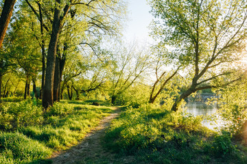 City Park on the banks of the river