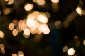 Abstract circular bokeh background of Christmaslight