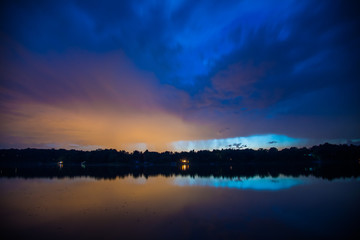 Fototapeta na wymiar Sunset Storm