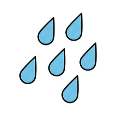 rainy weather related icon image vector illustration design 