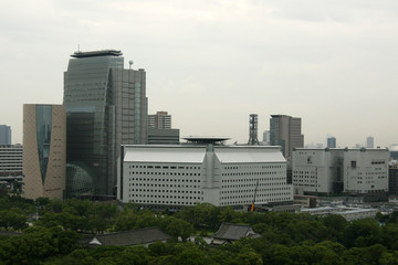 Obraz premium Cityscape - Osaka City in Japan, Asia
