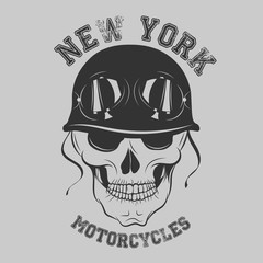 Biker. Vector Illustration