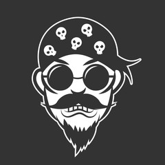 Biker. Vector Illustration