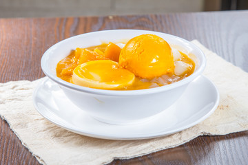 mango iced dessert