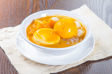 mango iced dessert