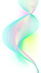 Abstract colorful creative wave line background.