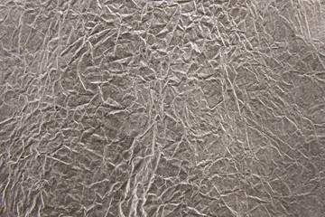 Carbon crumpled paper background