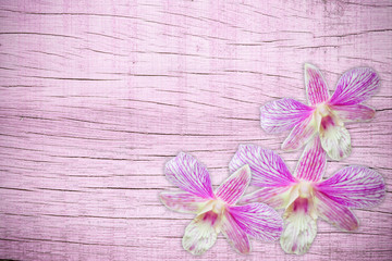 pink wood background