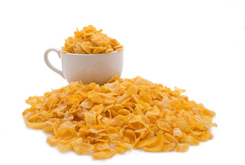 corn-flakes background 