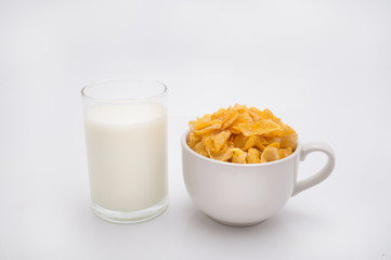 corn-flakes background 