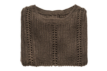 Folded pullover isolated