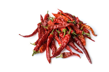 Red chili pepper isolated on a white background