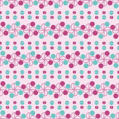 Random geometric background. Seamless pattern.Vector. ランダム幾何学パターン