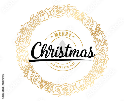 &quot;Merry Christmas vector typography, background design&quot; Stock image and royalty-free vector files