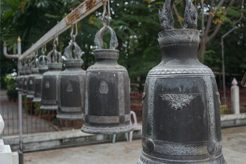 many bell hung on the temple