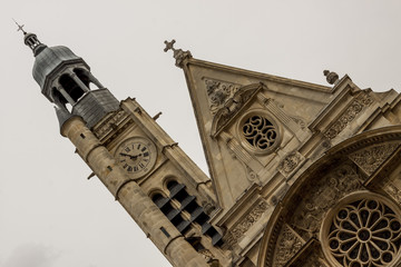 Church of Saint-Etienne-du-Mont  in Paris near Pantheon.  France