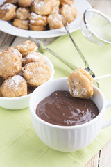 Chocolate with buñuelos
