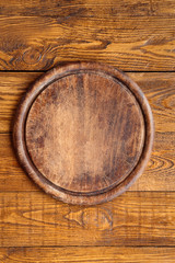 Wooden round board for pizza