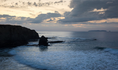 The coast of Atlantic ocean