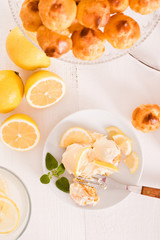 Lemon Profiteroles.