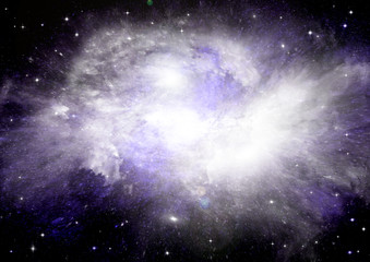 galaxy in a free space