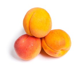 Heap of ripe apricots