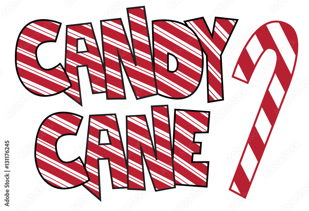 Canvas Prints Candy Cane