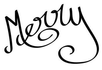 Merry Lettering