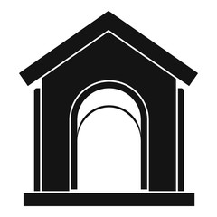 Toy house icon. Simple illustration of toy house vector icon for web