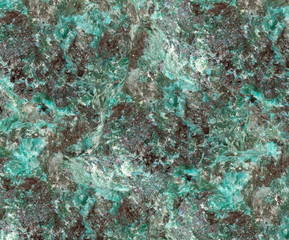 Fototapeta na wymiar dark cyan stone texture closeup