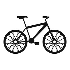 Fototapeta na wymiar Bike icon. Simple illustration of bike vector icon for web