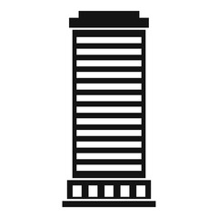 Column icon. Simple illustration of column vector icon for web