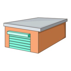 Garage icon. Cartoon illustration of garage vector icon for web