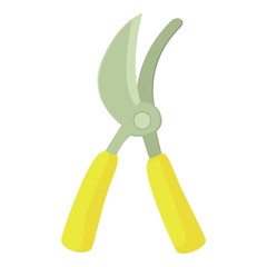 Pruner icon. Cartoon illustration of pruner vector icon for web design